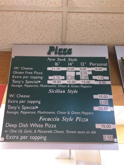 vinny's ny pizza manassas menu